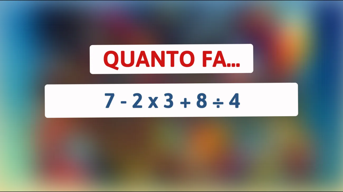 Risolvi l'indovinello matematico che nessuno riesce a capire: sei abbastanza brillante per la sfida?"