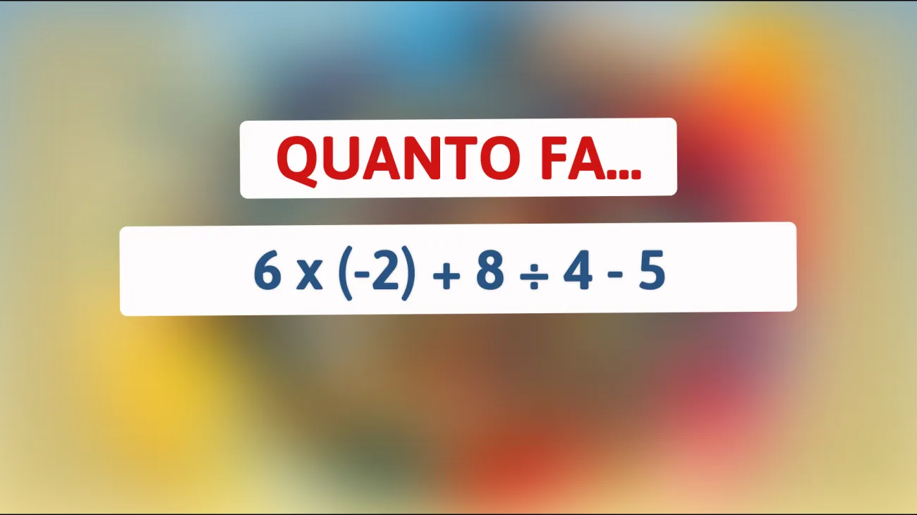 \"Sfida la tua intelligenza: Riesci a risolvere questo complicato rompicapo matematico?\""