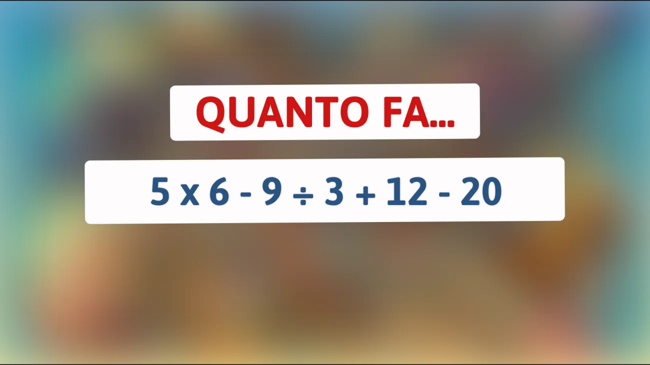 La sfida matematica che solo le menti più geniali riescono a risolvere! Riuscirai a trovare la soluzione prima di leggere l'articolo?"