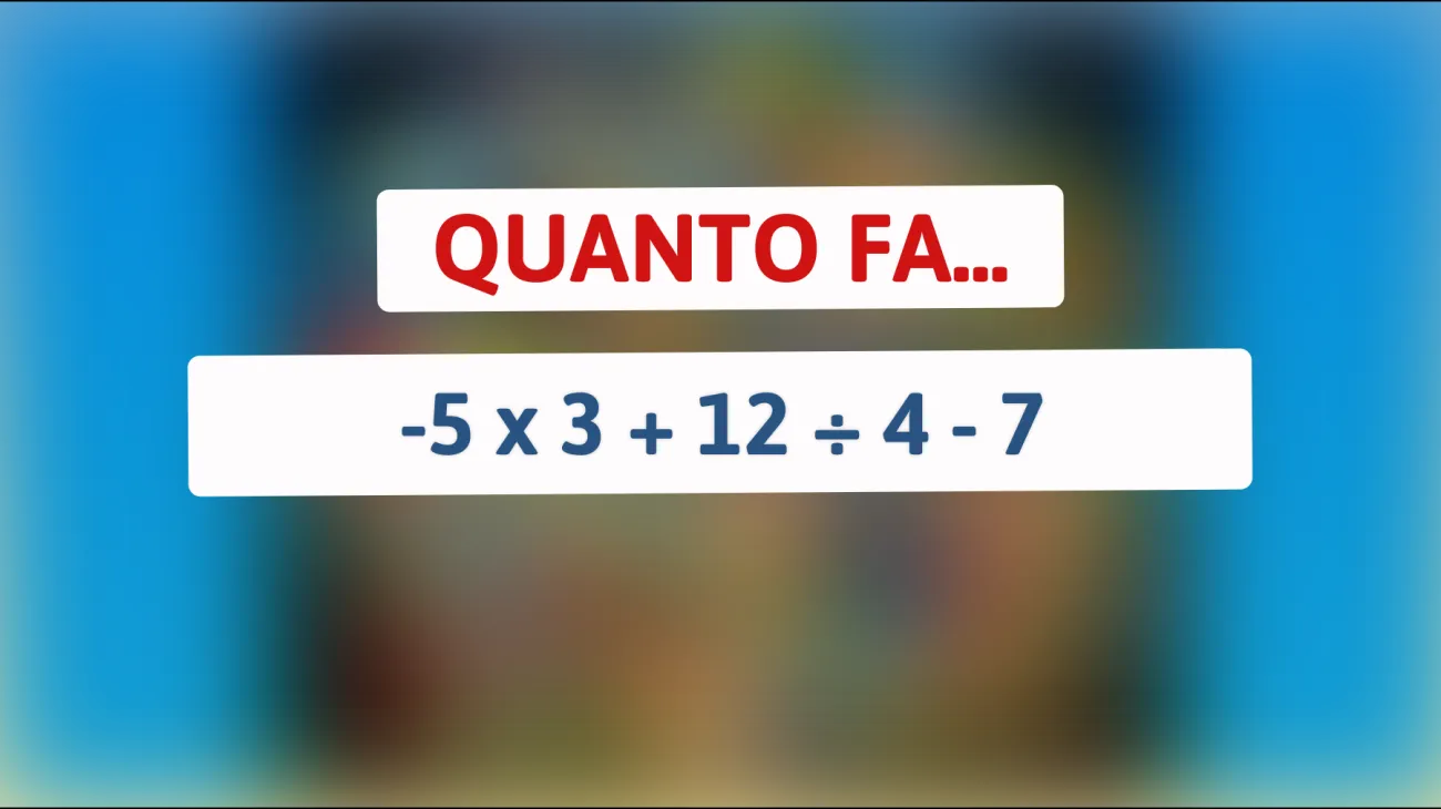Puoi risolverlo? Solo le menti geniali troveranno la risposta a questo semplice ma ingannevole enigma matematico!"