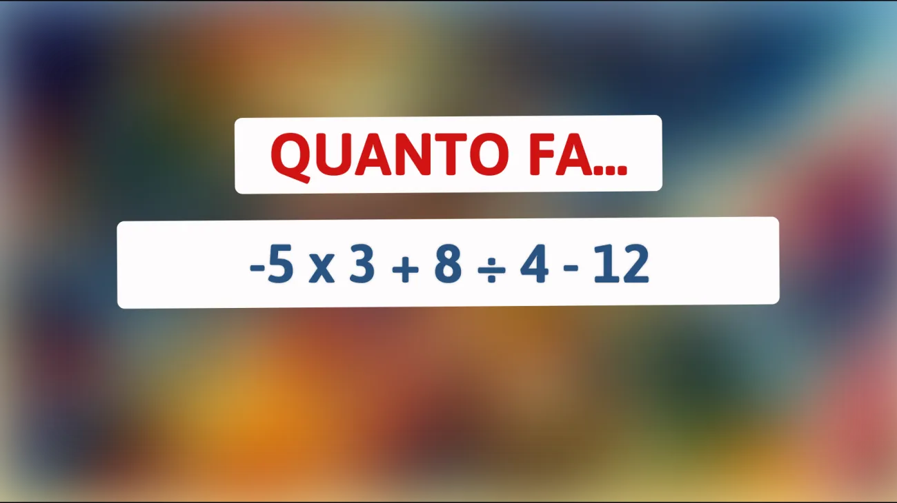 Sfida il tuo cervello con questo indovinello matematico! Solo il 1% dei lettori ci riesce! Sei tra loro?"