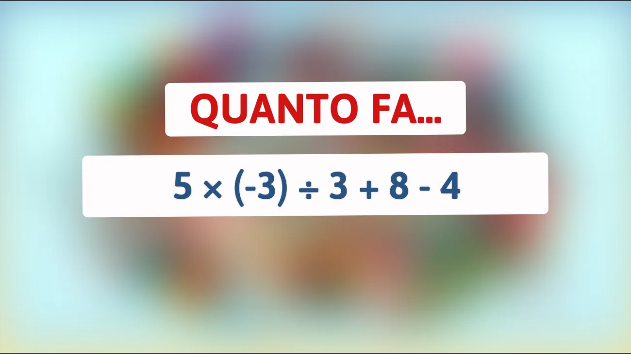 Sfida per i cervelli più svegli: riesci a risolvere questo semplice ma ingannevole calcolo matematico?"