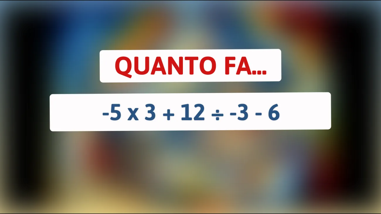 Solo i veri geni risolvono questo indovinello matematico in meno di un minuto! Ce la fai anche tu?"